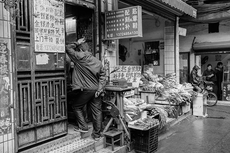 Vegatable Stall Gaungzhou China